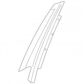 Door trim side rear right Mercedes C-class W205 15-21 front