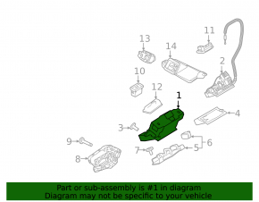 Land Rover Range Rover Evoque 12-18 tailgate lock