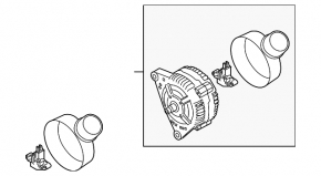 Generator Audi Q5 8R 09-17 2.0T stuck, jammed