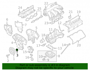 Nissan Murano z52 15-24 Crankshaft Cover