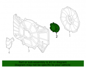 Cooling Fan Motor Honda Accord 13-17 hybrid