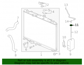 Honda CRV 23- Coolant Expansion Tank Cap