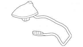 Antenna socket GMC Terrain 10-17 type 2