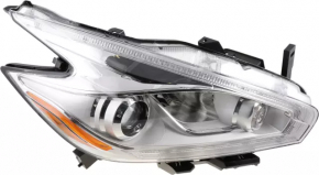 Headlight front right Nissan Murano z52 15-18 bare dorest halogen, dark