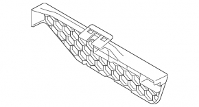 Volvo XC40 19-25 lower under-dash fuse box cover