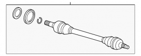 Rear left axle drive BMW 7 F01 11-15 740ldxi