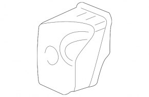 TV bracket-side member left Chevrolet Bolt 17-