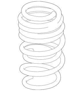 Front left spring Infiniti QX30 17-19 FWD
