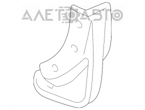 Front left mudguard for Lexus RX300 98-03