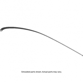 Upper front right door molding with seal Chevrolet Impala 14-20 clouded chrome