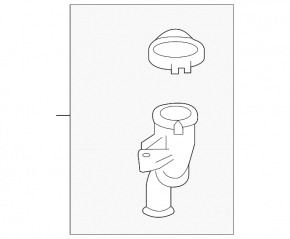 Lexus Hs250h 10-12 Windshield Washer Reservoir Filler with Cap
