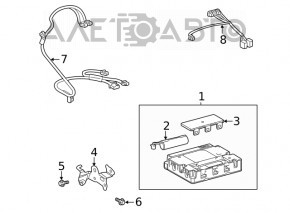 TELEMATICS CONTROL MODULE TRANSCEIVER Toyota Rav4 19-