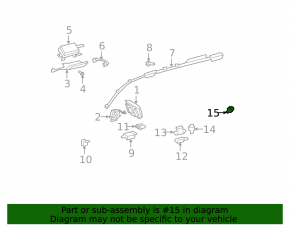 Rear left airbag sensor for Toyota Highlander 2010