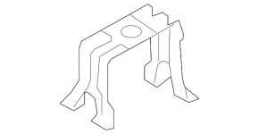 Spare wheel mounting bracket for Audi A4 B8 08-16 sedan