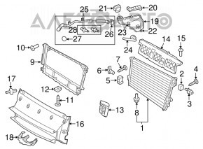 Coolant expansion tank for Porsche Panamera 10-16