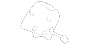 Mercedes W213 E 17-20 Rear Bumper Tow Hook Cap