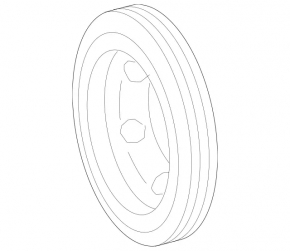 Mercedes GLC 300 16-19 Crankshaft Pulley