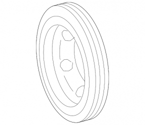 Mercedes GLC 300 16-19 Crankshaft Pulley