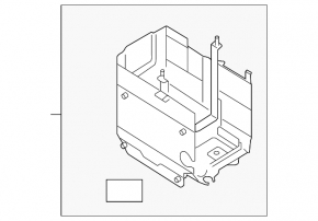Battery tray Mazda3 MPS 09-13
