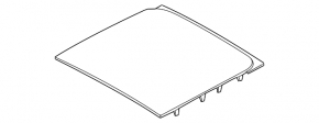 Lincoln MKC 15-19 rear sunroof glass