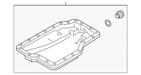 Automatic transmission pan Mazda 3 09-13 2.0, 2.5