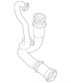 Lower Intercooler Hose for Land Rover Range Rover Velar 18-26 2.0T (4 parts)