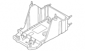 Mazda CX-50 23-24 battery tray without I-Stop