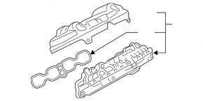 Intake manifold GMC Terrain 18-22 LYX