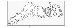 Rear differential gearbox Subaru Impreza WRX GH 08-14 3.9 2.5T 5 speed manual transmission