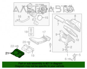 Air Intake Cover Kia Sorento 16-20 3.3