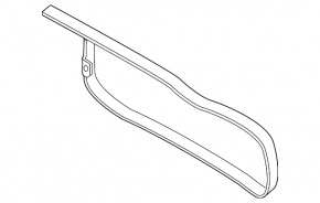 Rubber seal for the tailgate Volvo XC60 18-23