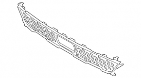 BMW X7 G07 19-22 front bumper lower grille with radar, M-Sport