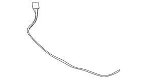 Bonnet release cable Mini Cooper F56 3d 14- rear