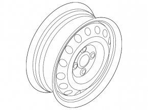 Kia Sportage spare tire 17-22 R17 135/90