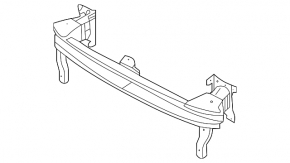 Front bumper reinforcement VW Golf 15-