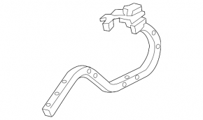 Trunk lid hinge left Honda Clarity 18-21 usa