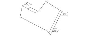 Front panel trim for the start/stop button Hyundai Tucson 22-26, gray, bumpers