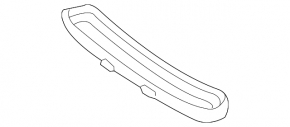 Hood gill trim left Hyundai Veloster 12-14