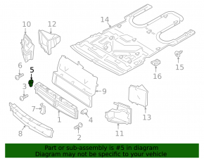 Motor actuator for blinds VW Jetta 19-24