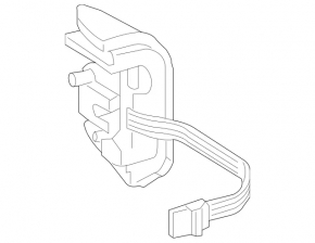 Steering wheel controls, left, Mercedes W164 ML, beige