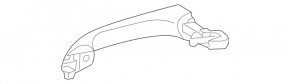 Mercedes W211 outer rear right door handle