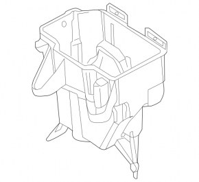 Fuse box housing underhood left Mercedes GLC 16-22