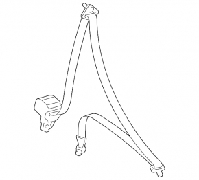 Mazda3 03-09 passenger seat belt