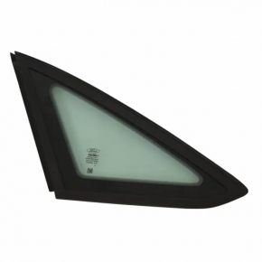 Rear left window with blind glass for Ford Focus mk3 11-18 4d with matte molding