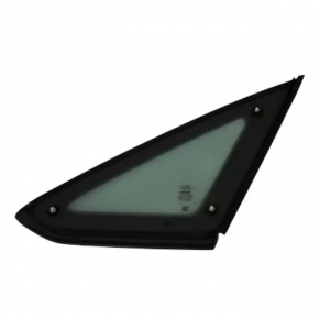 Rear left window with blind glass for Ford Focus mk3 11-18 4d with matte molding