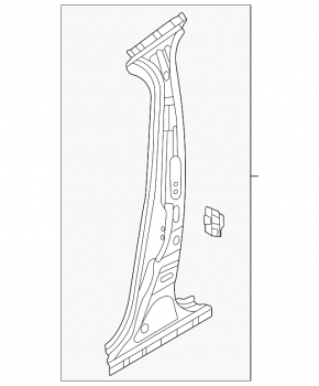 Body pillar central left Mazda CX-30 20-