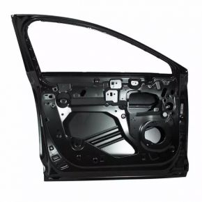 Door assembly front left Lincoln MKZ 13-20 keyless, red RR, overlay with code, butt