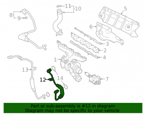 BMW X3 G01 20-23 Turbo Cooling Pipe Supply