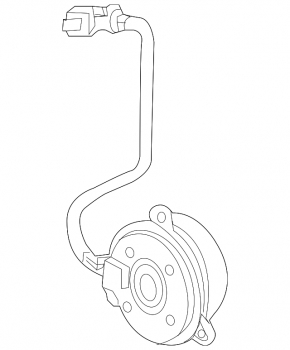 Cooling Fan Motor Left Acura MDX 14-20