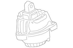 Left engine mount for BMW 5 GT F07 10-15 N63